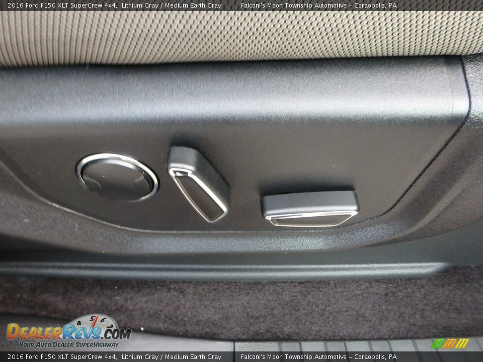 2016 Ford F150 XLT SuperCrew 4x4 Lithium Gray / Medium Earth Gray Photo #12