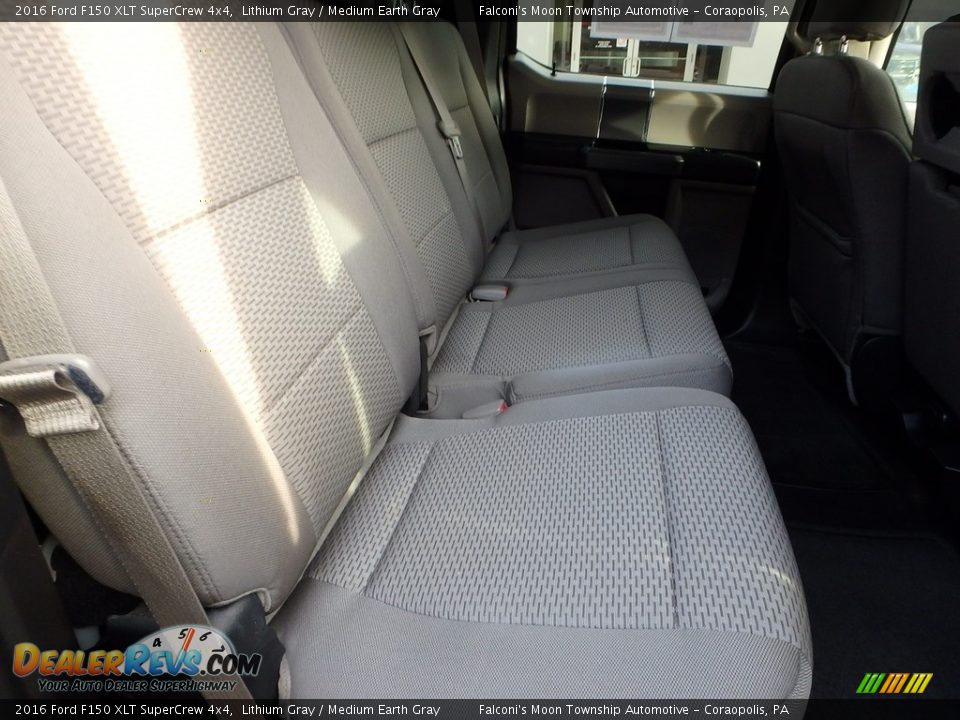 2016 Ford F150 XLT SuperCrew 4x4 Lithium Gray / Medium Earth Gray Photo #14