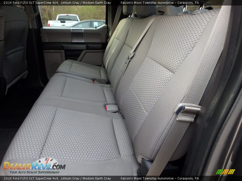 2016 Ford F150 XLT SuperCrew 4x4 Lithium Gray / Medium Earth Gray Photo #18