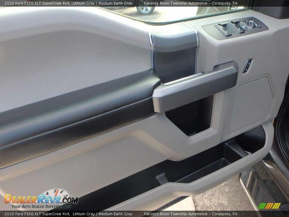 2016 Ford F150 XLT SuperCrew 4x4 Lithium Gray / Medium Earth Gray Photo #20