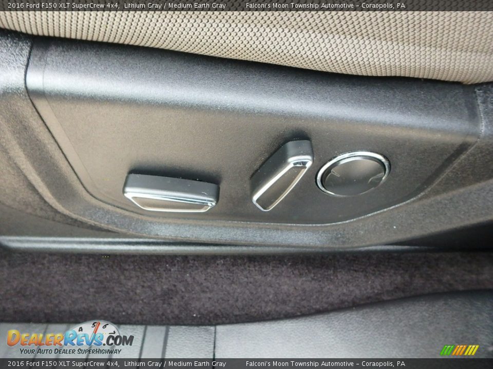 2016 Ford F150 XLT SuperCrew 4x4 Lithium Gray / Medium Earth Gray Photo #21
