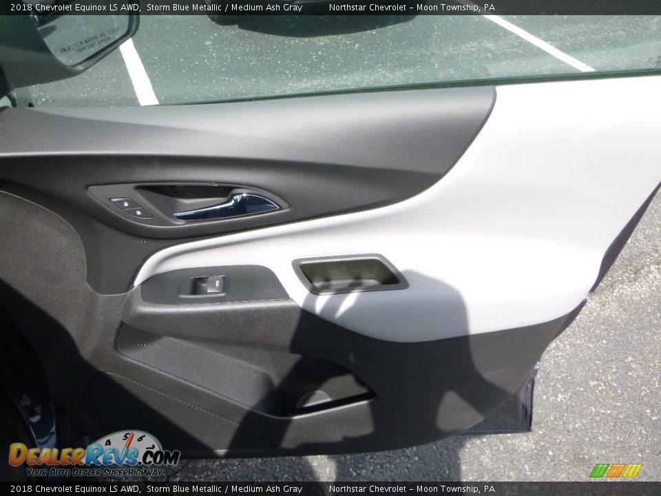 2018 Chevrolet Equinox LS AWD Storm Blue Metallic / Medium Ash Gray Photo #12