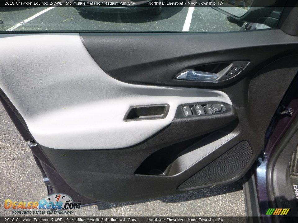 2018 Chevrolet Equinox LS AWD Storm Blue Metallic / Medium Ash Gray Photo #15
