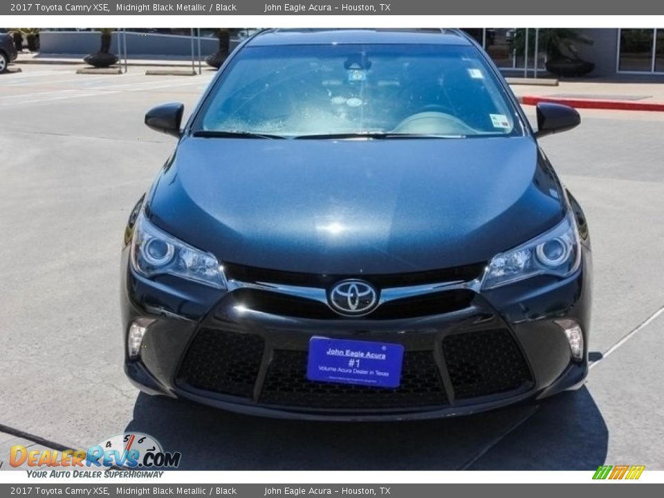 2017 Toyota Camry XSE Midnight Black Metallic / Black Photo #2