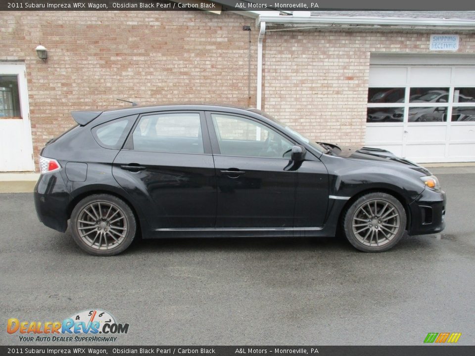 2011 Subaru Impreza WRX Wagon Obsidian Black Pearl / Carbon Black Photo #2