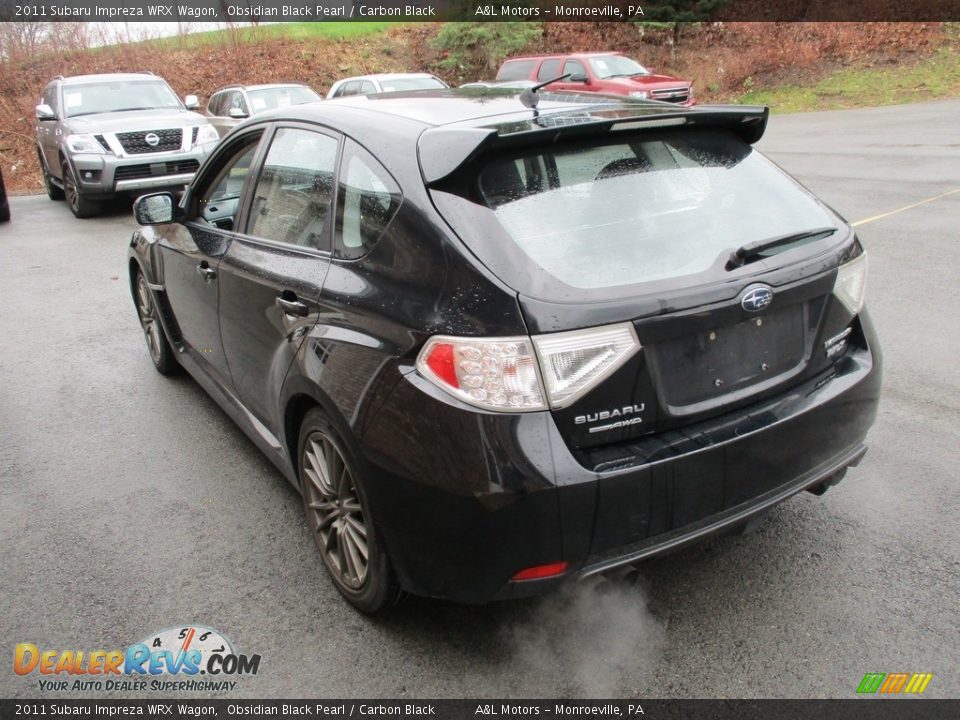 2011 Subaru Impreza WRX Wagon Obsidian Black Pearl / Carbon Black Photo #5