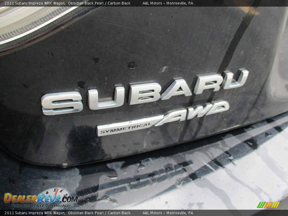2011 Subaru Impreza WRX Wagon Obsidian Black Pearl / Carbon Black Photo #6