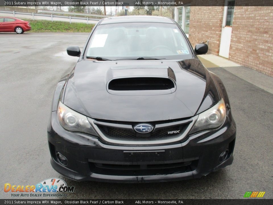 2011 Subaru Impreza WRX Wagon Obsidian Black Pearl / Carbon Black Photo #9