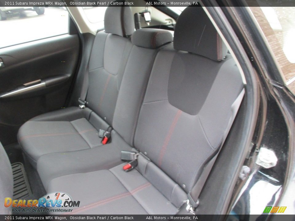 2011 Subaru Impreza WRX Wagon Obsidian Black Pearl / Carbon Black Photo #13