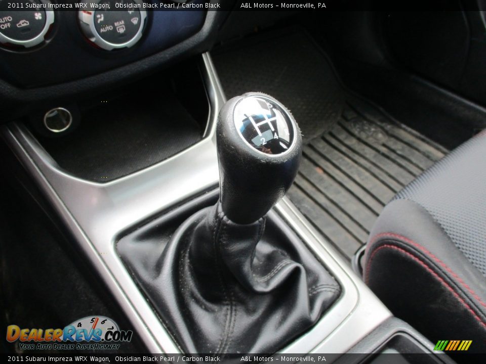 2011 Subaru Impreza WRX Wagon Obsidian Black Pearl / Carbon Black Photo #16