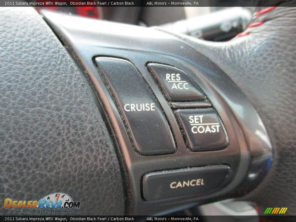 2011 Subaru Impreza WRX Wagon Obsidian Black Pearl / Carbon Black Photo #18