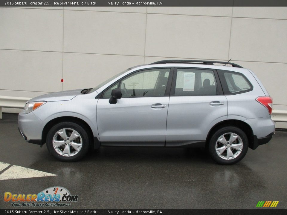 2015 Subaru Forester 2.5i Ice Silver Metallic / Black Photo #2