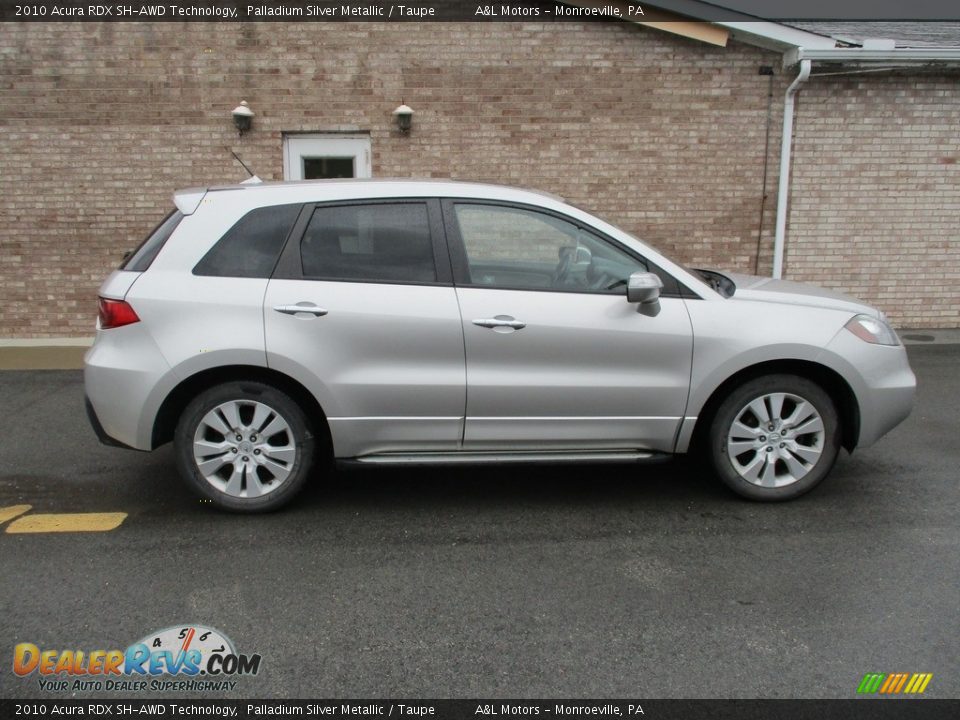 2010 Acura RDX SH-AWD Technology Palladium Silver Metallic / Taupe Photo #2