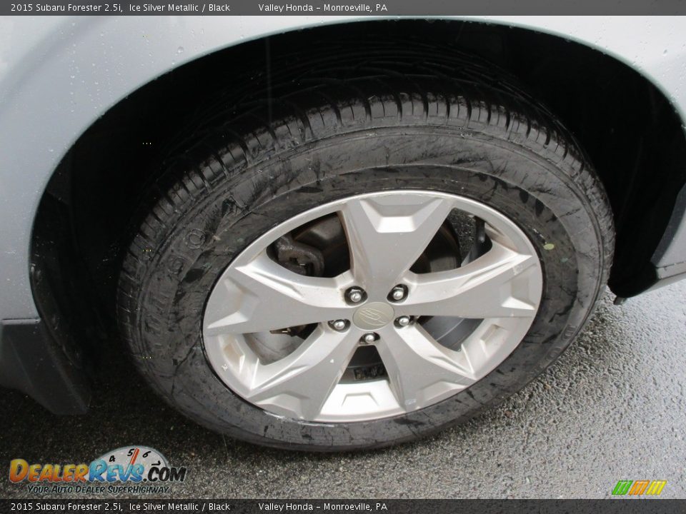 2015 Subaru Forester 2.5i Ice Silver Metallic / Black Photo #6