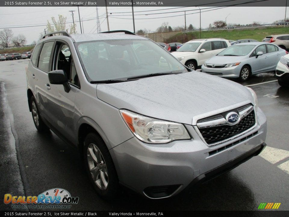 2015 Subaru Forester 2.5i Ice Silver Metallic / Black Photo #7