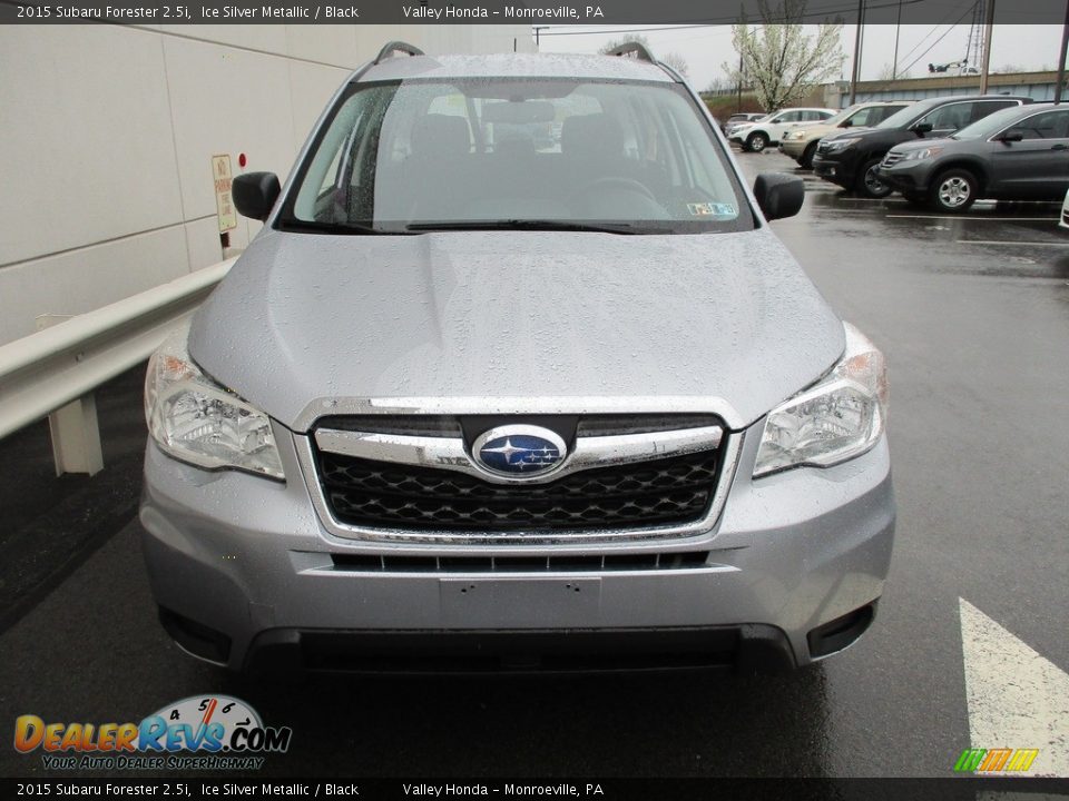 2015 Subaru Forester 2.5i Ice Silver Metallic / Black Photo #8