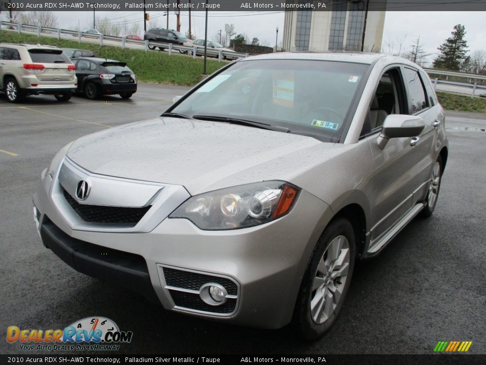 2010 Acura RDX SH-AWD Technology Palladium Silver Metallic / Taupe Photo #7