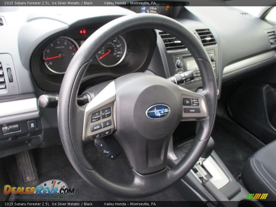 2015 Subaru Forester 2.5i Ice Silver Metallic / Black Photo #13