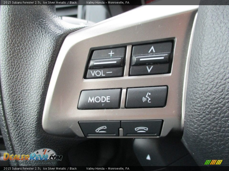 2015 Subaru Forester 2.5i Ice Silver Metallic / Black Photo #16