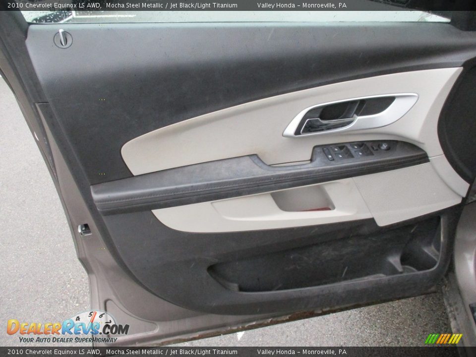 2010 Chevrolet Equinox LS AWD Mocha Steel Metallic / Jet Black/Light Titanium Photo #10