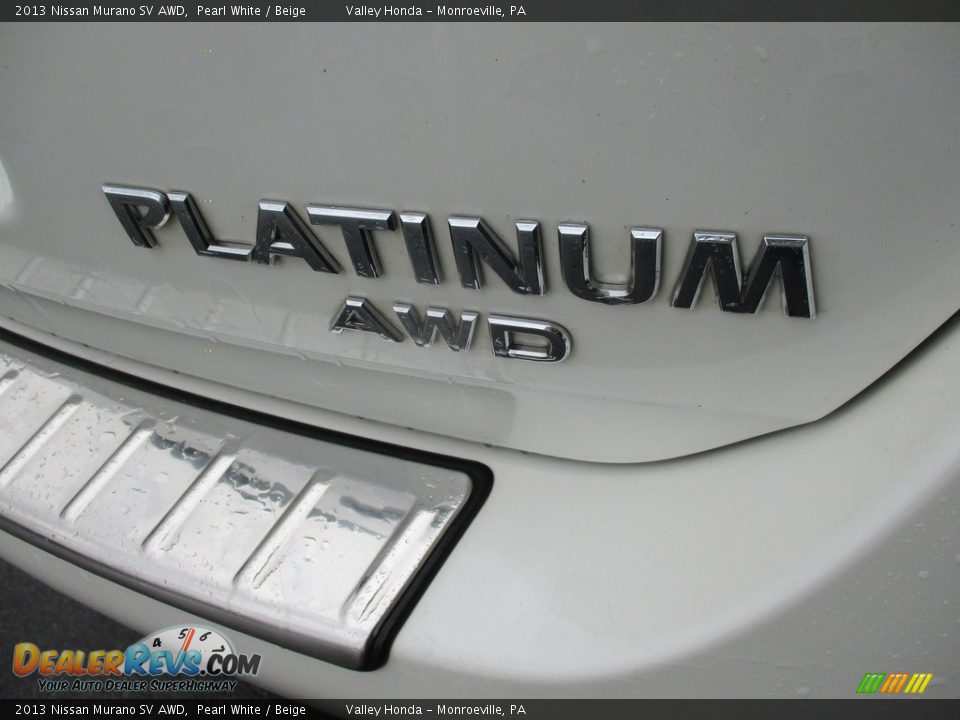 2013 Nissan Murano SV AWD Pearl White / Beige Photo #6