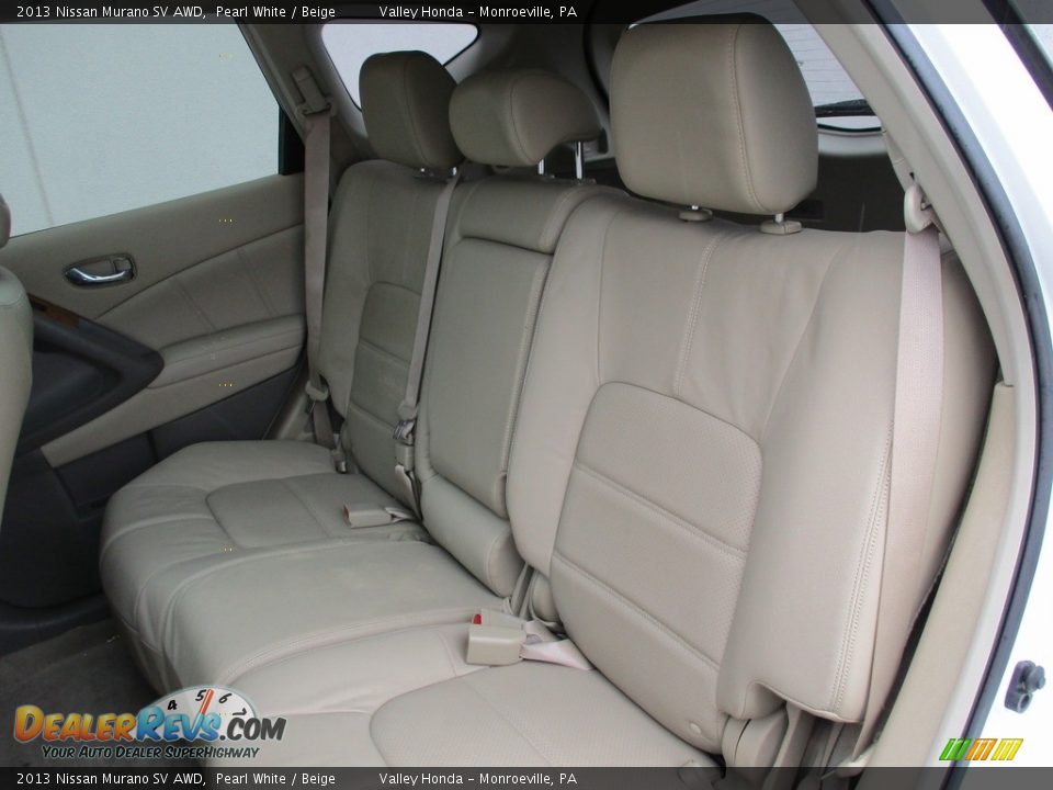 2013 Nissan Murano SV AWD Pearl White / Beige Photo #13