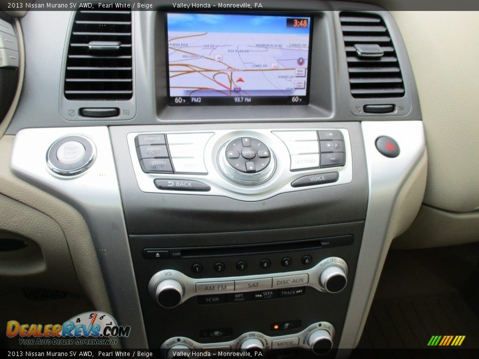 2013 Nissan Murano SV AWD Pearl White / Beige Photo #16