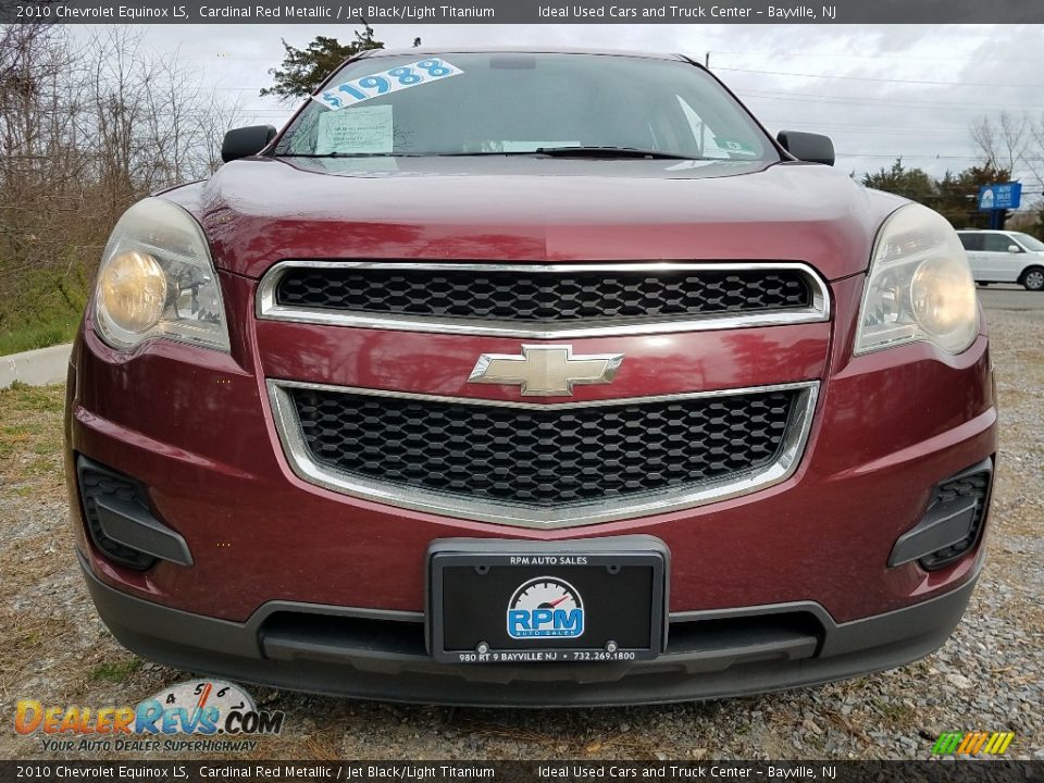 2010 Chevrolet Equinox LS Cardinal Red Metallic / Jet Black/Light Titanium Photo #2