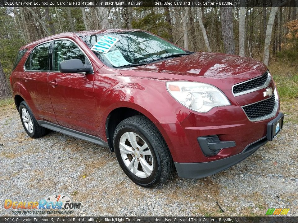 2010 Chevrolet Equinox LS Cardinal Red Metallic / Jet Black/Light Titanium Photo #3