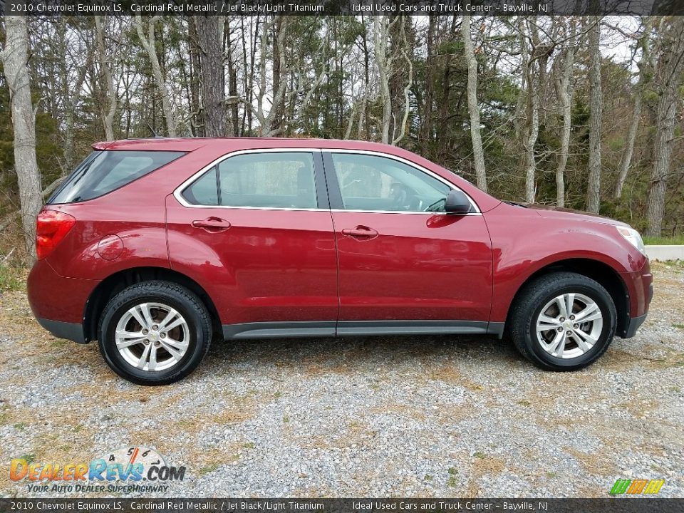 2010 Chevrolet Equinox LS Cardinal Red Metallic / Jet Black/Light Titanium Photo #4