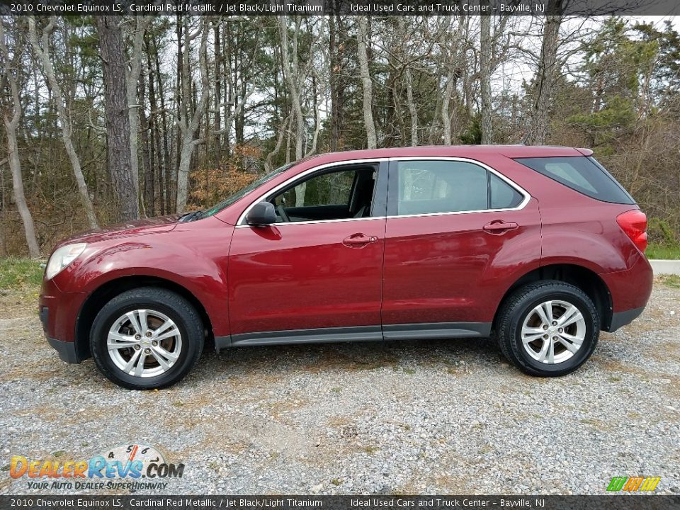 2010 Chevrolet Equinox LS Cardinal Red Metallic / Jet Black/Light Titanium Photo #5