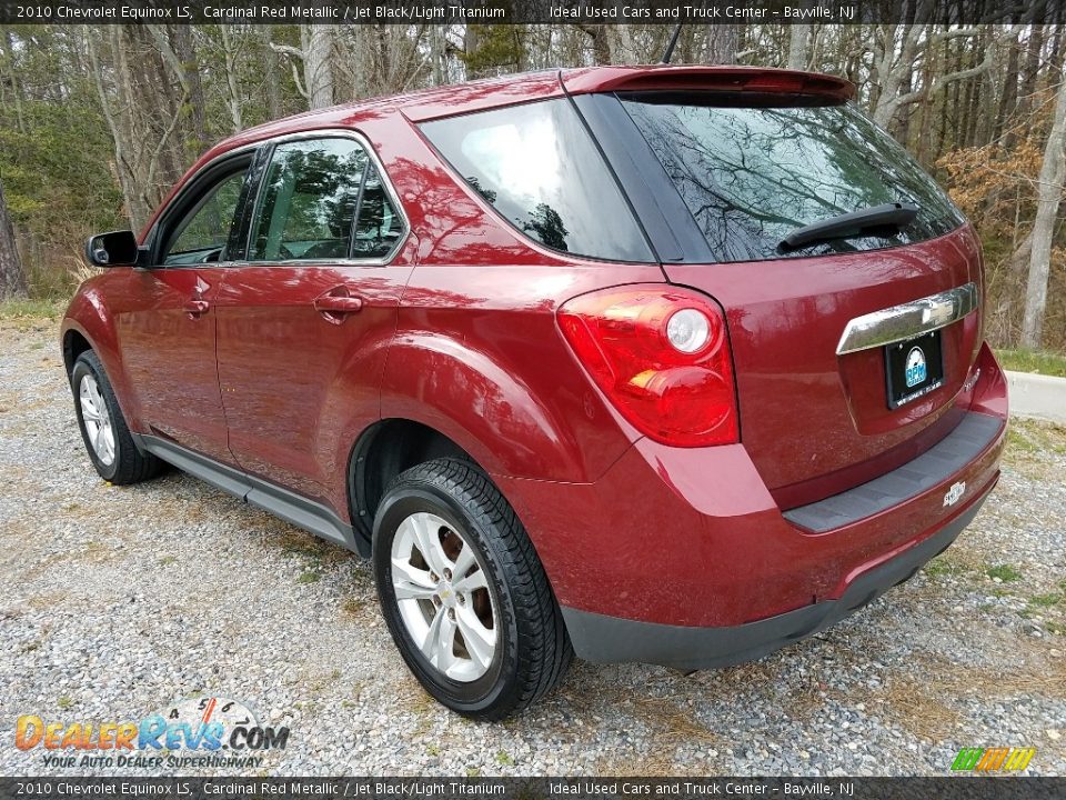 2010 Chevrolet Equinox LS Cardinal Red Metallic / Jet Black/Light Titanium Photo #6