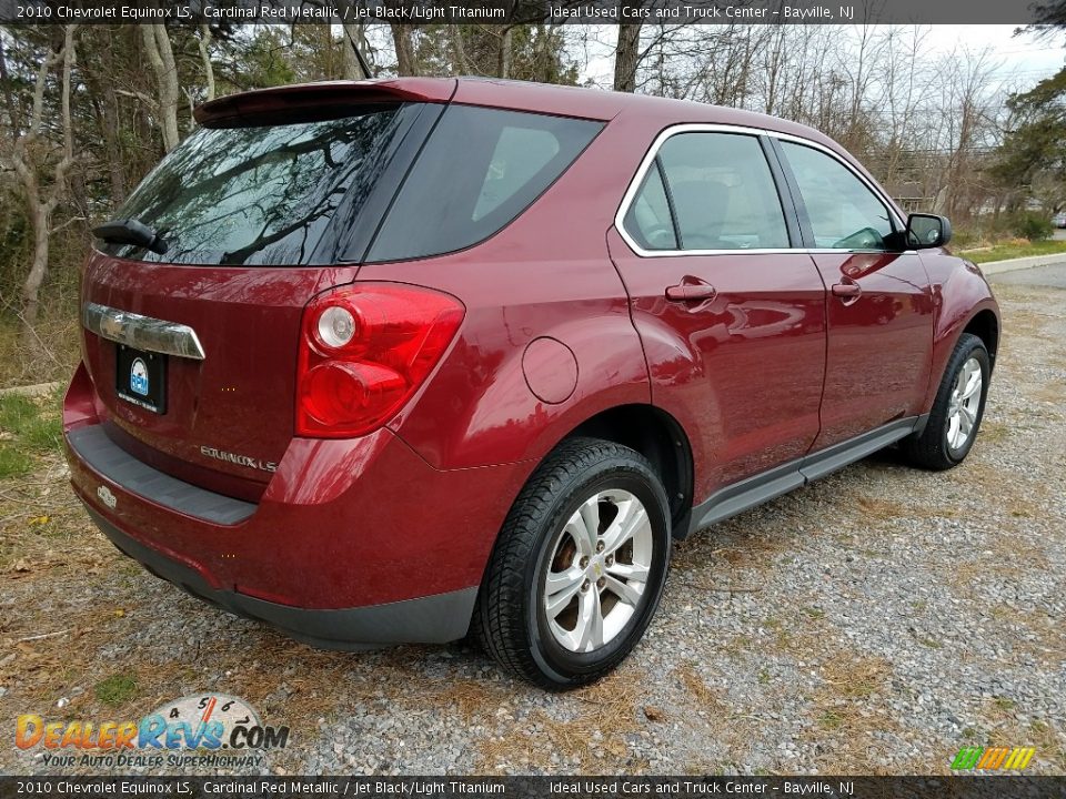2010 Chevrolet Equinox LS Cardinal Red Metallic / Jet Black/Light Titanium Photo #7