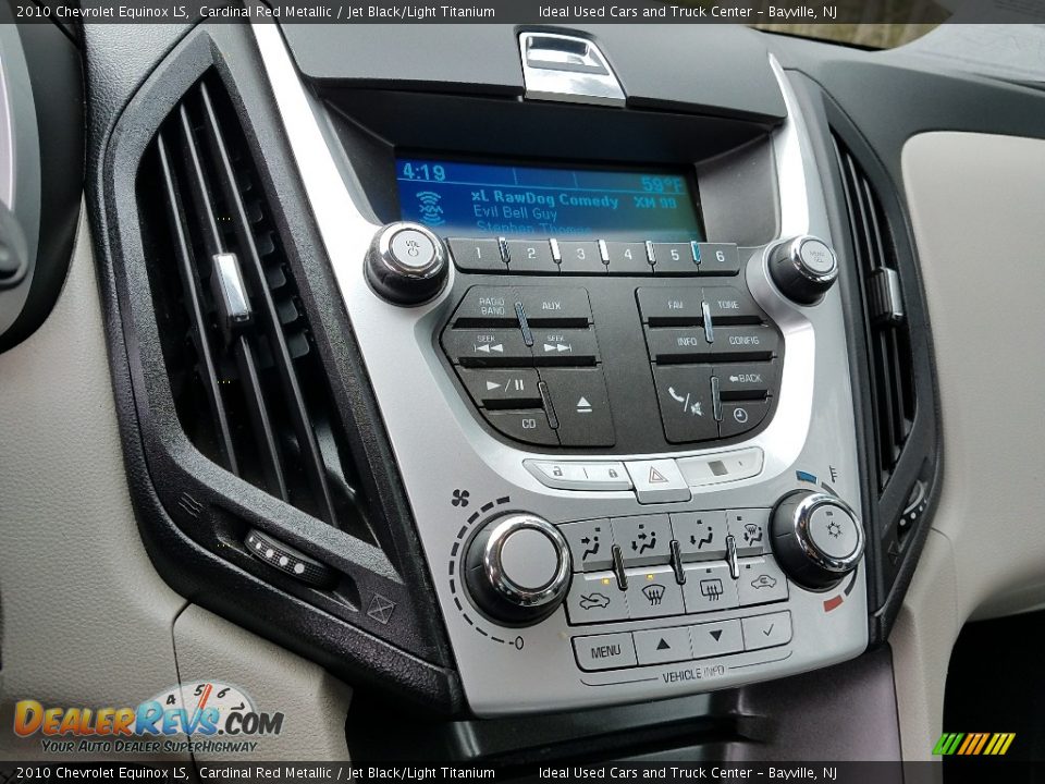 2010 Chevrolet Equinox LS Cardinal Red Metallic / Jet Black/Light Titanium Photo #15