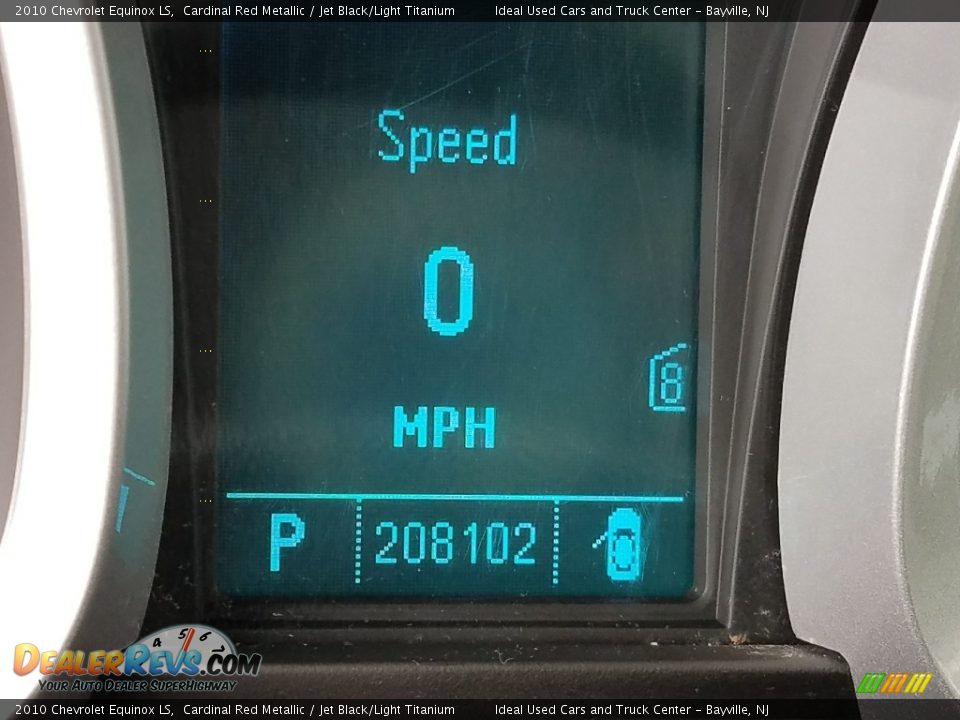 2010 Chevrolet Equinox LS Cardinal Red Metallic / Jet Black/Light Titanium Photo #16