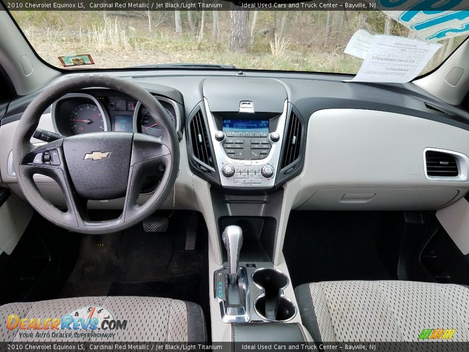 2010 Chevrolet Equinox LS Cardinal Red Metallic / Jet Black/Light Titanium Photo #17