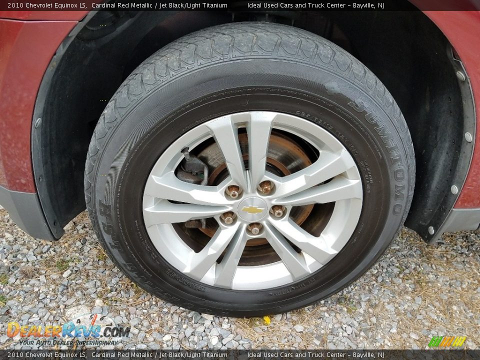 2010 Chevrolet Equinox LS Cardinal Red Metallic / Jet Black/Light Titanium Photo #23