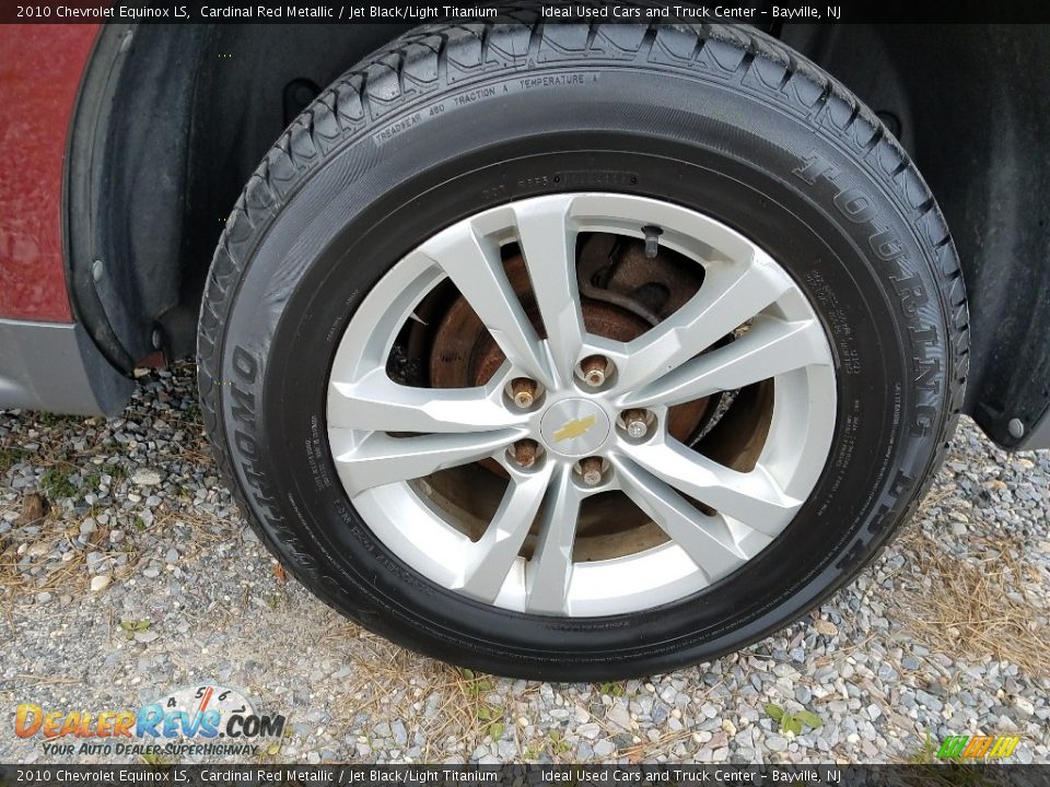2010 Chevrolet Equinox LS Cardinal Red Metallic / Jet Black/Light Titanium Photo #24