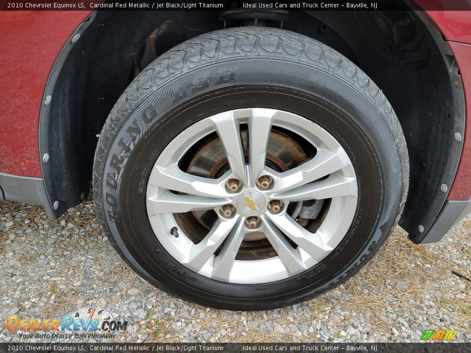 2010 Chevrolet Equinox LS Cardinal Red Metallic / Jet Black/Light Titanium Photo #26