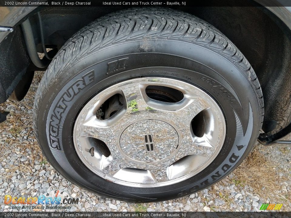 2002 Lincoln Continental Black / Deep Charcoal Photo #27