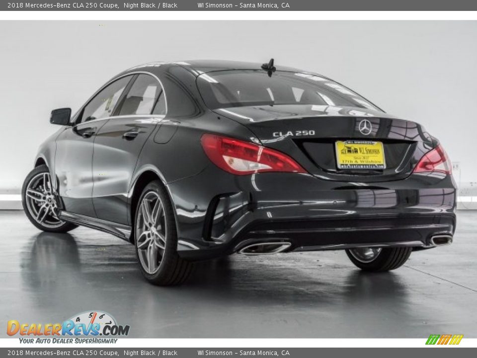 2018 Mercedes-Benz CLA 250 Coupe Night Black / Black Photo #3