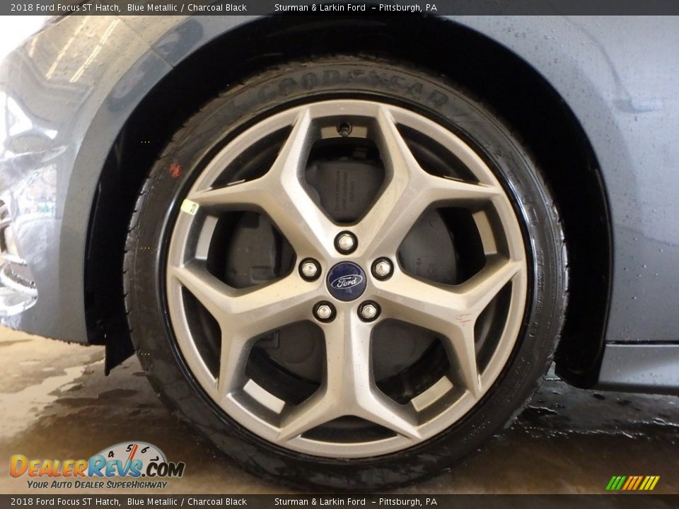 2018 Ford Focus ST Hatch Blue Metallic / Charcoal Black Photo #5