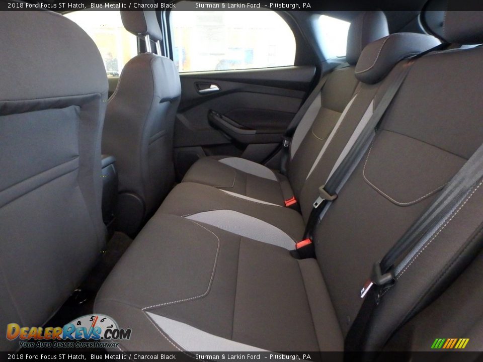 2018 Ford Focus ST Hatch Blue Metallic / Charcoal Black Photo #7