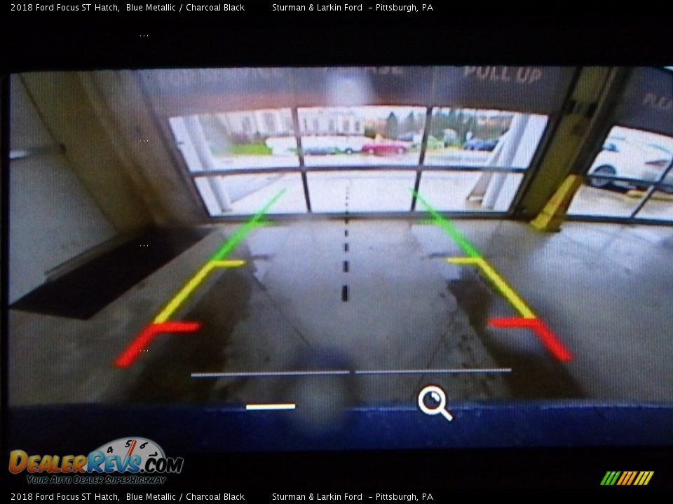 2018 Ford Focus ST Hatch Blue Metallic / Charcoal Black Photo #12