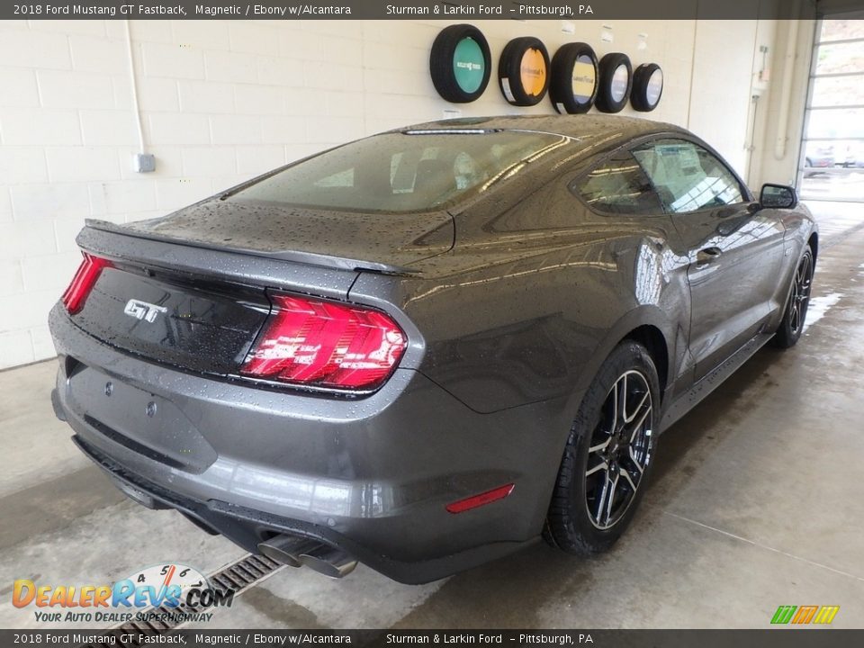 2018 Ford Mustang GT Fastback Magnetic / Ebony w/Alcantara Photo #2