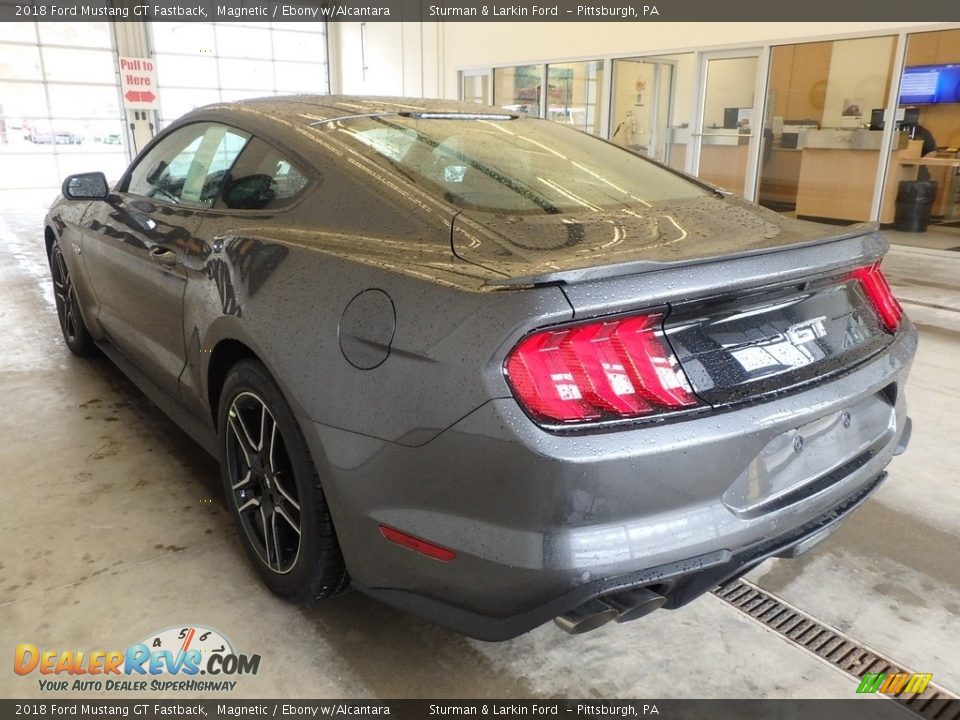 2018 Ford Mustang GT Fastback Magnetic / Ebony w/Alcantara Photo #3