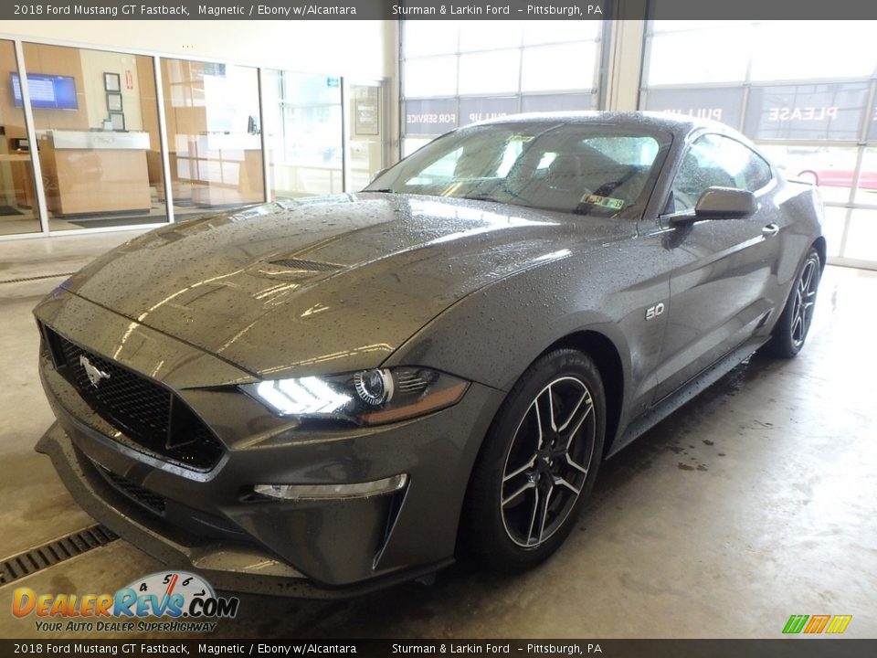 2018 Ford Mustang GT Fastback Magnetic / Ebony w/Alcantara Photo #4