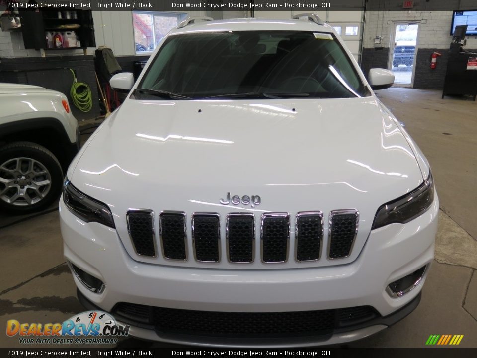2019 Jeep Cherokee Limited Bright White / Black Photo #4