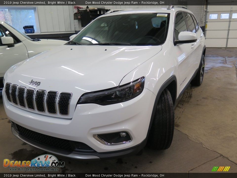 2019 Jeep Cherokee Limited Bright White / Black Photo #5