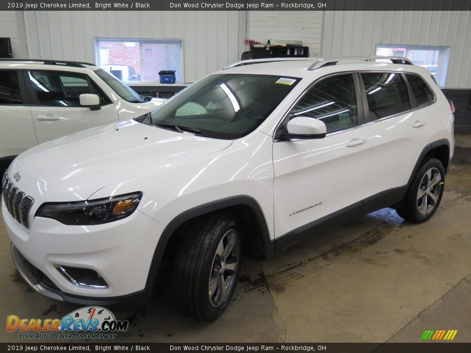 2019 Jeep Cherokee Limited Bright White / Black Photo #6